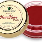 Organic Netra Sindoor/Kumkum Paste | Waterproof Long lasting, Smudge Proof Sindoor | Pure and Natural Deep Red Colour, Long lasting